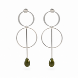 Double Circle Flow Ohrstecker