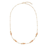 Orange Glow Halskette