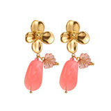 Pink Flower Ohrstecker