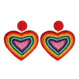 Rainbow Love Ohrring