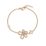 Shiny Flower Armband