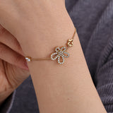 Shiny Flower Armband