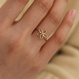 Tiny Flower Ring