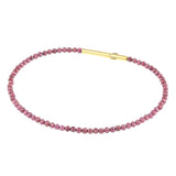Designer Granat Armband