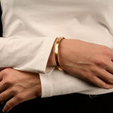 Designer Armreif vergoldet- Starlit Curve