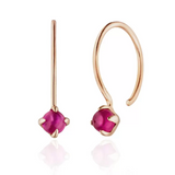 Ruby Rouge Ohrring