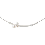 Designer Collier mit Süßwasserperlen