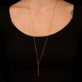 Designer Granat Kette