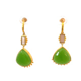 Green Ohrring