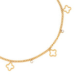Clover Lover Fußkette
