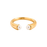 Twin Pearl Ring