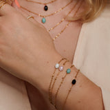 Pointe Armband Rosa