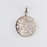 Lebensbaum mit Perlmutanhänger Sterlingsilber
