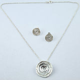 Anhänger Kette und Ohrringe Sterlingsilber