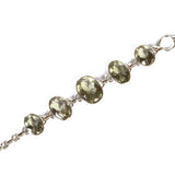 PrasiolitharmbandSterlingsilber