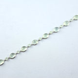 Armband Prehnit  Sterlingsilber